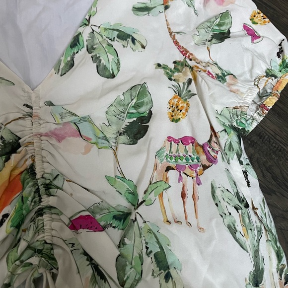 Line & Dot Jaclyn Ruched Top - Picture 4 of 5